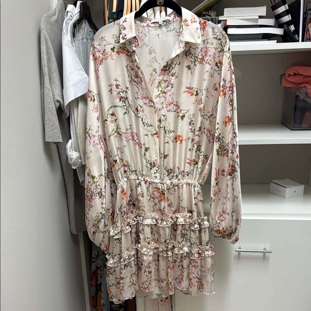 Alexis Floral Cream Dress